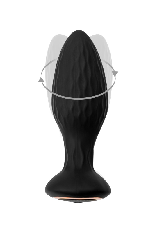 Изображение POPO Pleasure by TOYFA Анальная вибровтулка с ротацией POPO Pleasure Tucana, с управлением от приложения и пульта, силикон