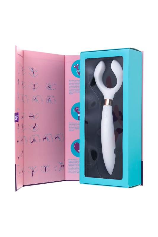 Фото Satisfyer, Германия Многофункциональный стимулятор для пар Satisfyer Partner Multifun 3, силикон, белый, 23,5 см.