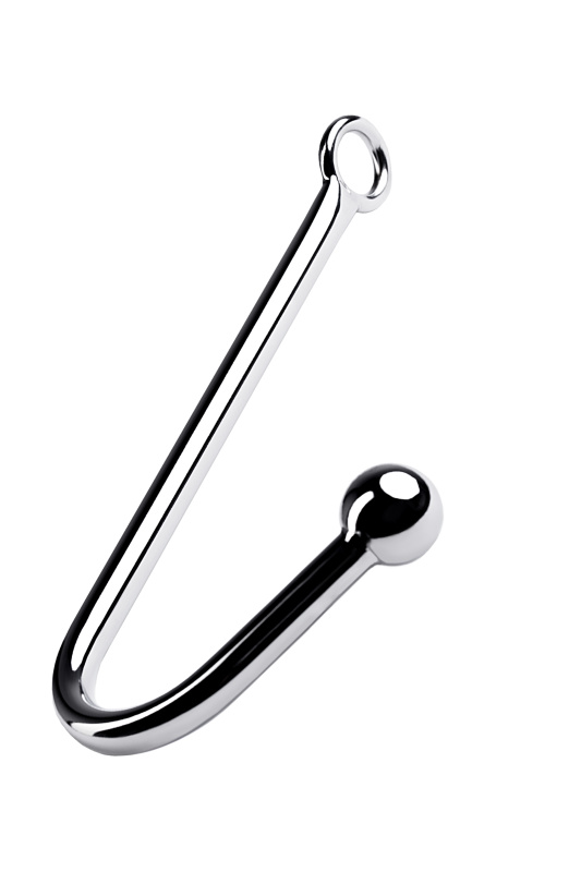 Изображение Attitude Solution Ltd Крюк анальный с шаром Metal by TOYFA, металл, серебряный, 37 см