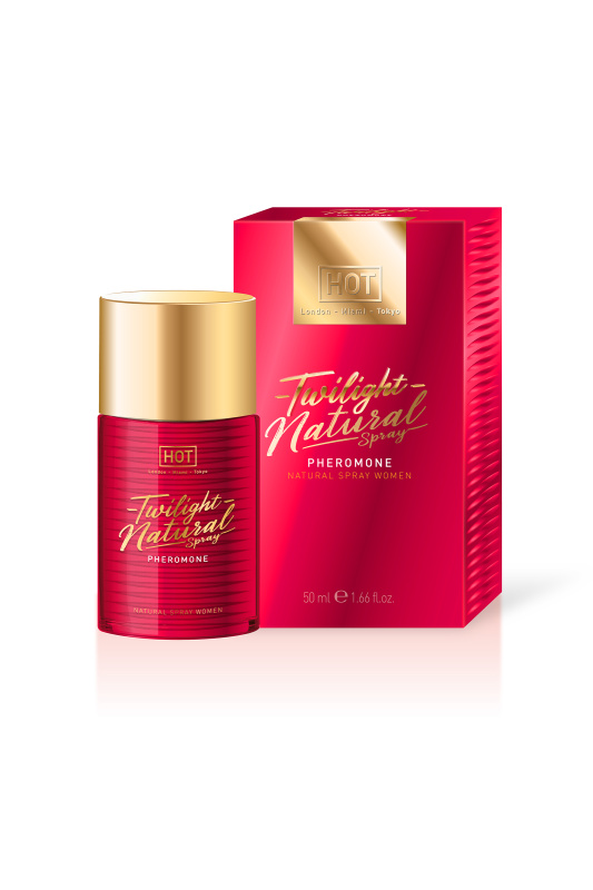 Hot Productions, Австрия Натуральный феромон HOT Twilight Natural Spray, для женщин, 50 мл — купить в Минске Фото Hot Productions, Австрия Натуральный феромон HOT Twilight Natural Spray, для женщин, 50 мл