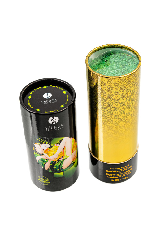 Фото Shunga, Канада Соль мёртвого моря для ванны Shunga Oriental Crystals Цветок лотоса 500гр