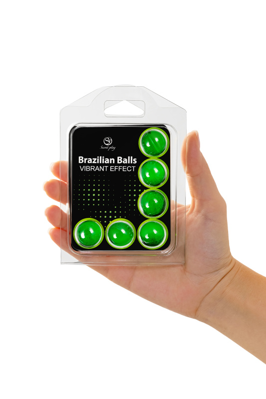 Secret play, Испания Массажное масло SECRET PLAY BRAZILIAN BALLS, с эффектом вибрации, 6 х 4 гр — купить в Минске Изображение Secret play, Испания Массажное масло SECRET PLAY BRAZILIAN BALLS, с эффектом вибрации, 6 х 4 гр