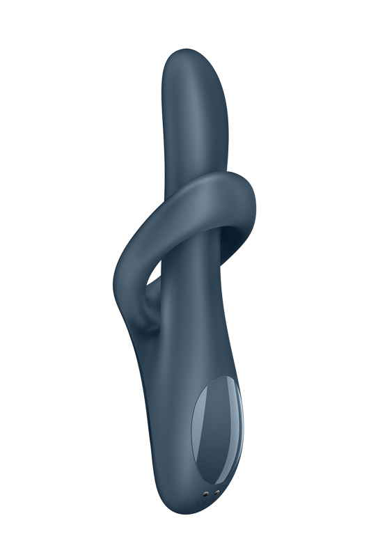 Фото  Вибратор и ротатор с функцией нагрева Satisfyer Heat Flex 4, силикон, серый