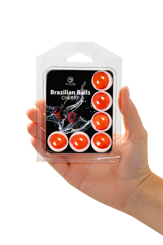 Фото Secret play, Испания Массажное масло SECRET PLAY BRAZILIAN BALLS, вишня, 6 х 4 гр