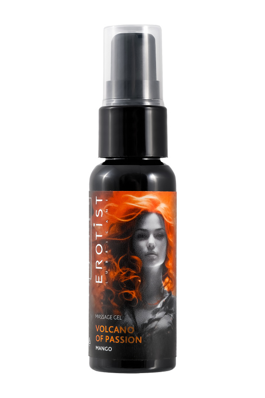 Изображение  Гель Erotist с эффектом вибрации VOLCANO OF PASSION: MANGO (со вкусом манго), 25 мл