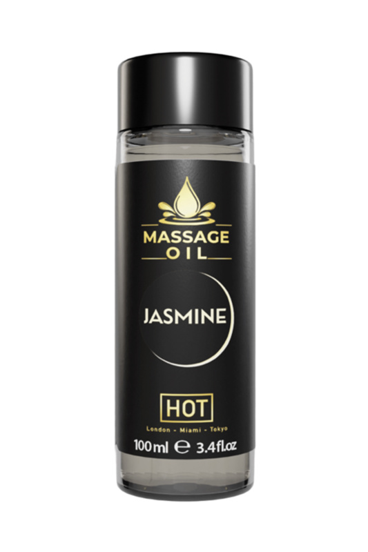 Фото  Массажное масло HOT Massage Oil JASMINE , с ароматом жасмина,100 мл