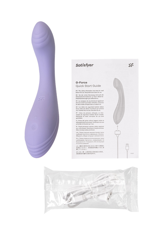 Изображение Satisfyer, Германия Вибратор для точки G Satisfyer G-Force, сиреневый, 19 см
