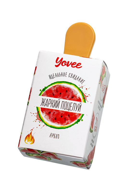Фото YOVEE Бальзам для губ Yovee «Жаркий поцелуй» с ароматом арбуза, разогревающий, 5 мл