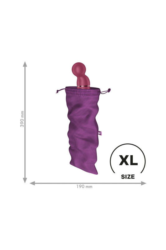 Мешочек Satisfyer Treasure Bag для хранения игрушек XL, фиолетовый, 39*19 см — купить в Минске Фото Мешочек Satisfyer Treasure Bag для хранения игрушек XL, фиолетовый, 39*19 см