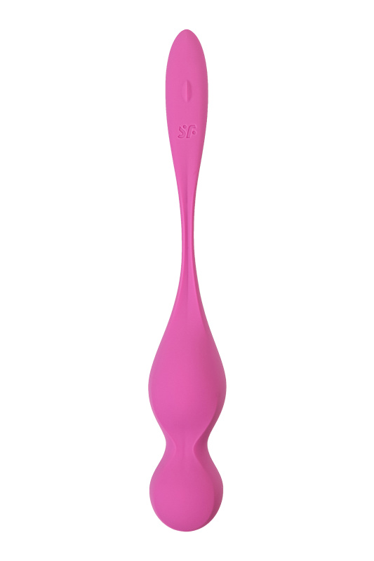 Изображение Satisfyer, Германия Вагинальные шарики с вибрацией Satisfyer Love Birds 1 Connect App, розовый, 22,2 см