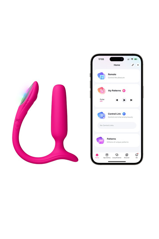 Изображение  Анальный вибратор с клиторальной стимуляцией LOVENSE Lush Anal