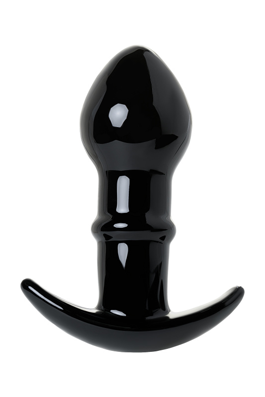 Изображение Sexus Glass Анальная втулка Sexus Glass, стекло, чёрная, 11,5 см, Ø 4 см