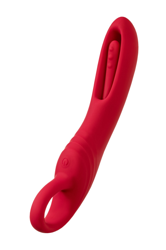 Flovetta by toyfa, Китай Стимулятор с двигающимся язычком Flovetta BEGONIA, силикон, розовый, 18,5 см — купить в Минске Фото Flovetta by toyfa, Китай Стимулятор с двигающимся язычком Flovetta BEGONIA, силикон, розовый, 18,5 см