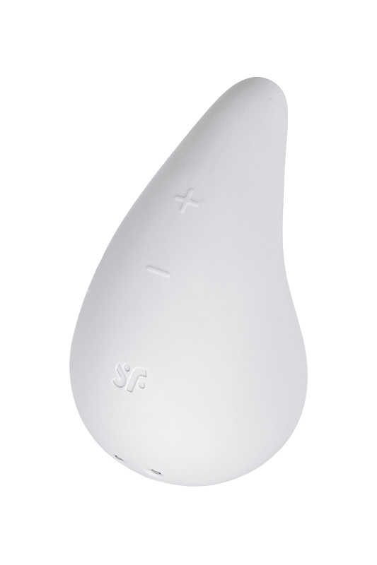 Фото Satisfyer, Германия Мини-вибратор Satisfyer Dew Drop с двумя моторами, силикон, белый, 8,1 см