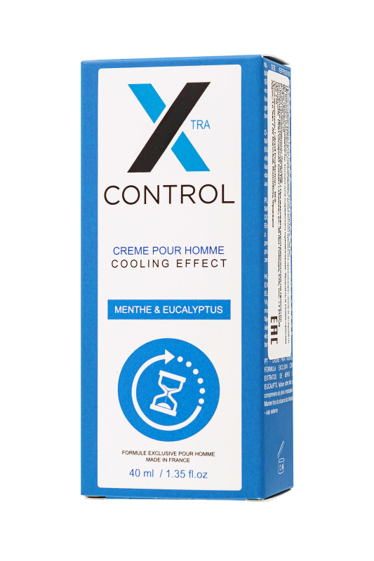Изображение  Пролонгирующий крем для мужчин RUF XTRA CONTROL, с охлаждающим эффектом, 40 мл.