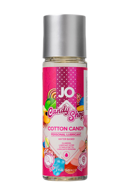 Фото System JO, США Съедобный лубрикант со вкусом сахарной ваты JO H2O Candy Shop Cotton Candy, 60 мл