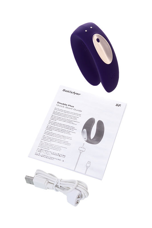 NINGHAI COUNTY JIMEITE ELECTRONICS CO., LTD, адрес: №18, 8th Jinshan road, Ningbo, Китай Многофункциональный стимулятор для пар Satisfyer Double Plus, силикон, фиолетовый, 18 см. — купить в Минске Фото NINGHAI COUNTY JIMEITE ELECTRONICS CO., LTD, адрес: №18, 8th Jinshan road, Ningbo, Китай Многофункциональный стимулятор для пар Satisfyer Double Plus, силикон, фиолетовый, 18 см.