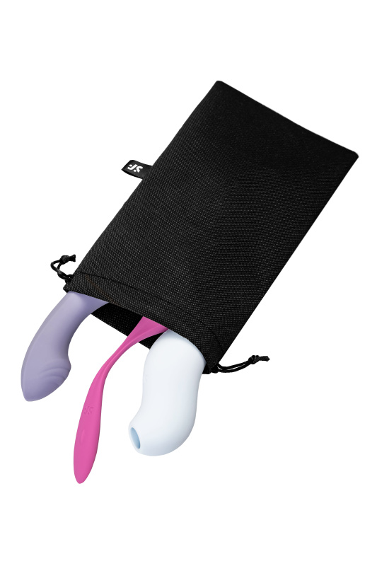 Мешочек Satisfyer Treasure Bag для хранения игрушек L, черный, 26*15 см — купить в Минске Фото Мешочек Satisfyer Treasure Bag для хранения игрушек L, черный, 26*15 см