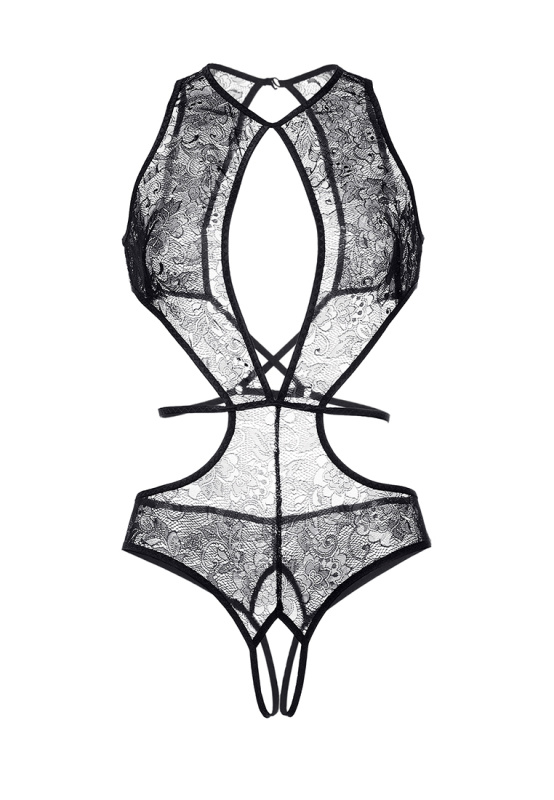 Фото Erolanta Lingerie Эротическое боди Erolanta Lydia, черный (42-44) в пакете
