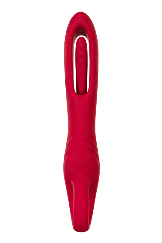 Flovetta by toyfa, Китай Стимулятор с двигающимся язычком Flovetta BEGONIA, силикон, розовый, 18,5 см — купить в Минске Фото Flovetta by toyfa, Китай Стимулятор с двигающимся язычком Flovetta BEGONIA, силикон, розовый, 18,5 см
