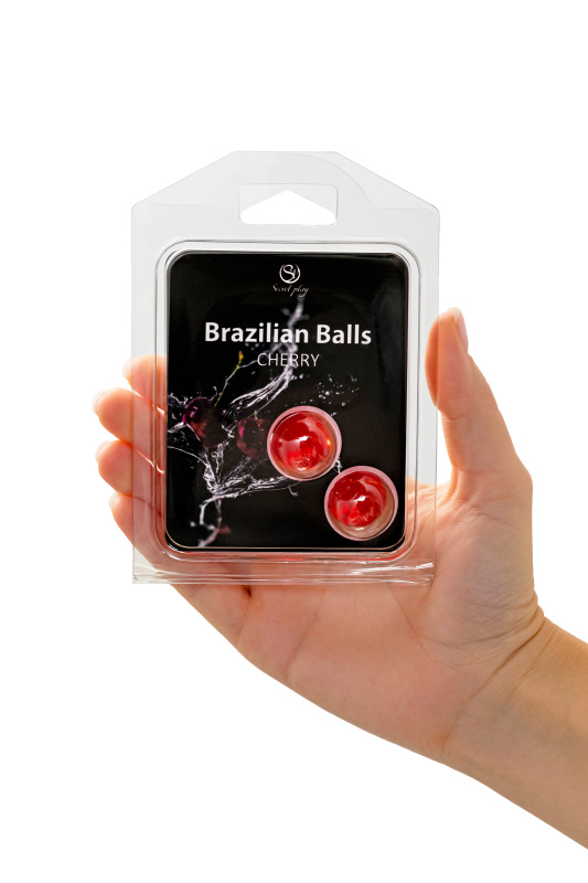 Secret play, Испания Массажное масло SECRET PLAY BRAZILIAN BALLS, вишня, 2 х 4 гр — купить в Минске Изображение Secret play, Испания Массажное масло SECRET PLAY BRAZILIAN BALLS, вишня, 2 х 4 гр