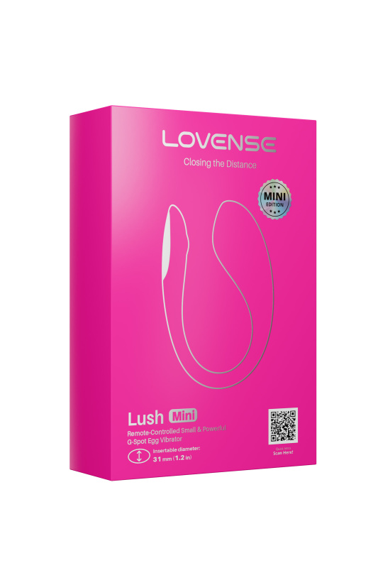 Изображение  Виброяйцо LOVENSE Lush Mini, силикон, розовый, 9,6 см