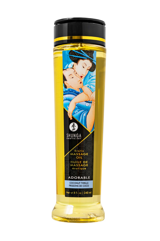 Фото Shunga, Канада Масло массажное для тела Shunga «Кокосовое волнение» (Coconut Thrills), 240мл