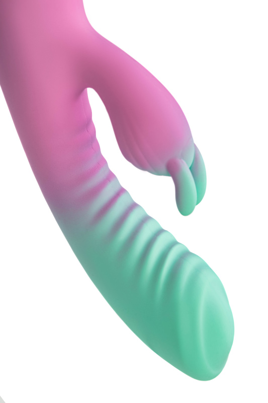 Flovetta by toyfa, Китай Вибратор для точки G с клиторальной стимуляцией, Flovetta ORCHID, силикон, мятно-розовый, 21 см — купить в Минске Фото Flovetta by toyfa, Китай Вибратор для точки G с клиторальной стимуляцией, Flovetta ORCHID, силикон, мятно-розовый, 21 см