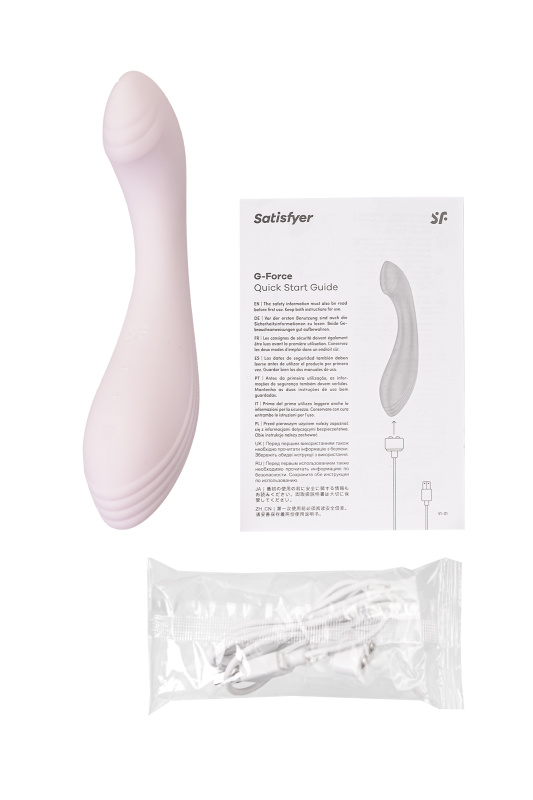 Изображение Satisfyer, Германия Вибратор для точки G Satisfyer G-Force, бежевый, 19 см