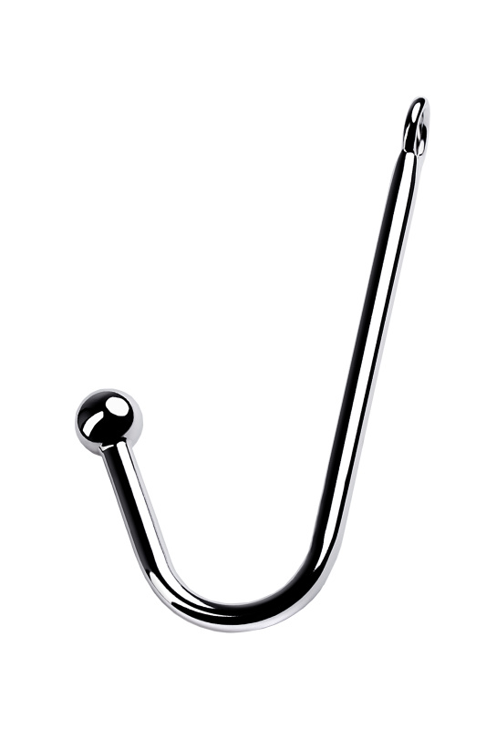 Изображение Attitude Solution Ltd Крюк анальный с шаром Metal by TOYFA, металл, серебряный, 37 см