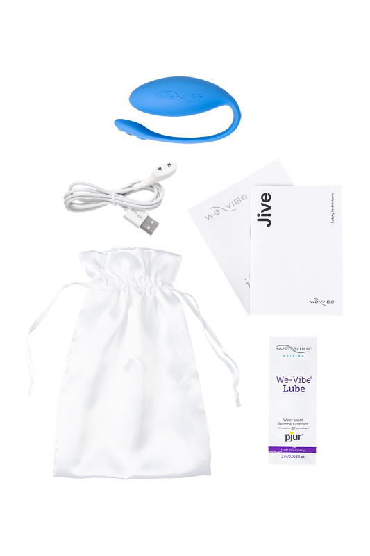 Фото We-Vibe, Канада Виброяйцо WE-VIBE Jive силикон, синий, 9,2 см
