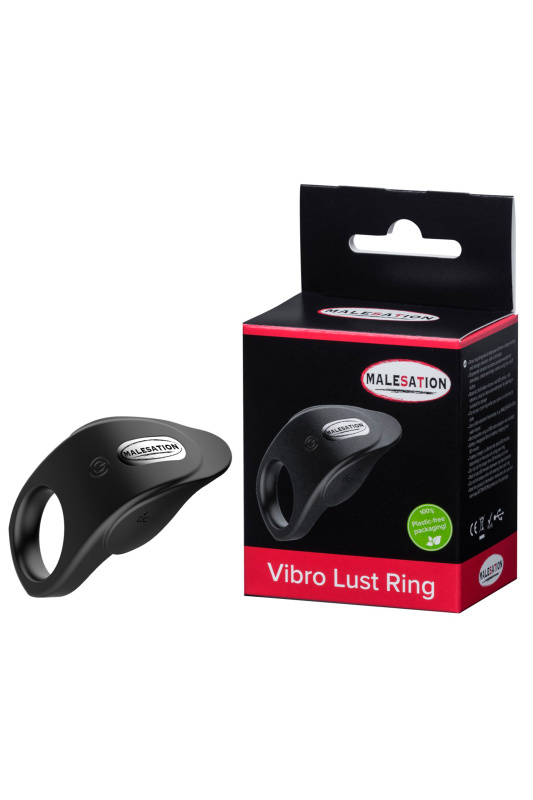 Эрекционное виброкольцо MALESATION Vibro Lust Ring, силикон, черный, 3,5 см — купить в Минске Фото Эрекционное виброкольцо MALESATION Vibro Lust Ring, силикон, черный, 3,5 см