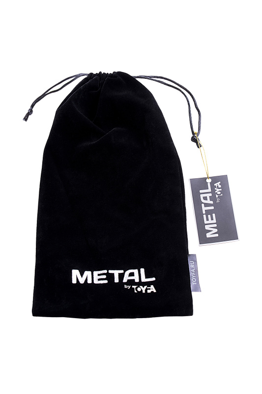Изображение Attitude Solution Ltd Крюк анальный с шаром Metal by TOYFA, металл, серебряный, 37 см