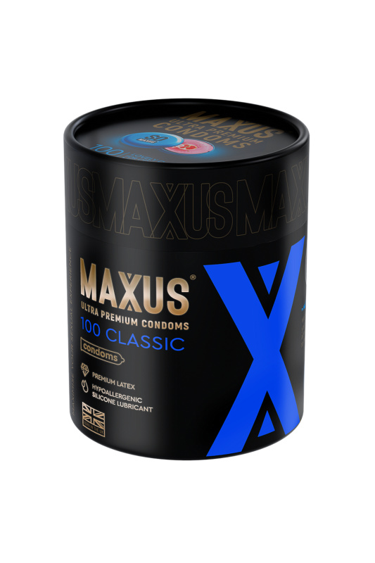 Изображение  Презервативы Maxus Classic, классические, латекс, 100 шт.