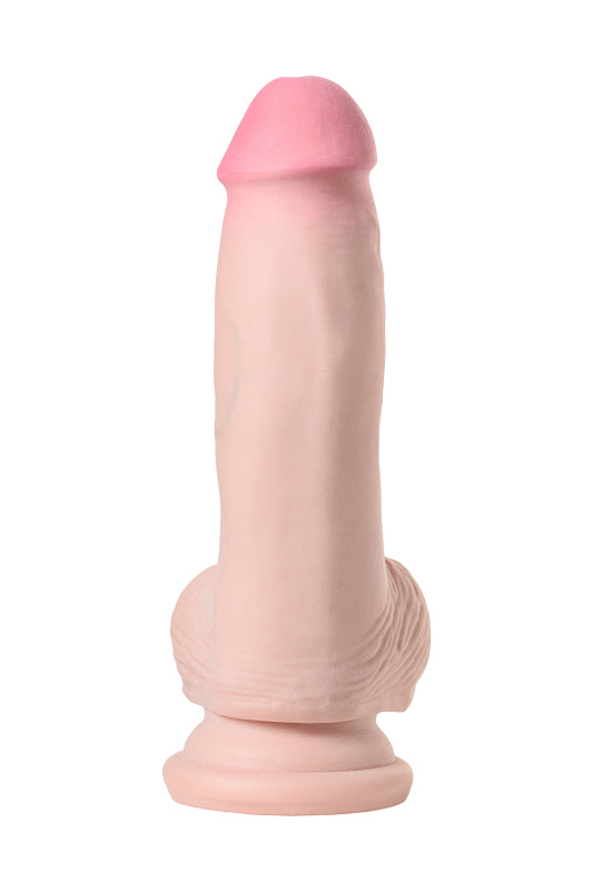 Фото RealStick Elite by TOYFA Реалистичный фаллоимитатор на присоске TOYFA RealStick Elite, TPR, телесный, 19 см