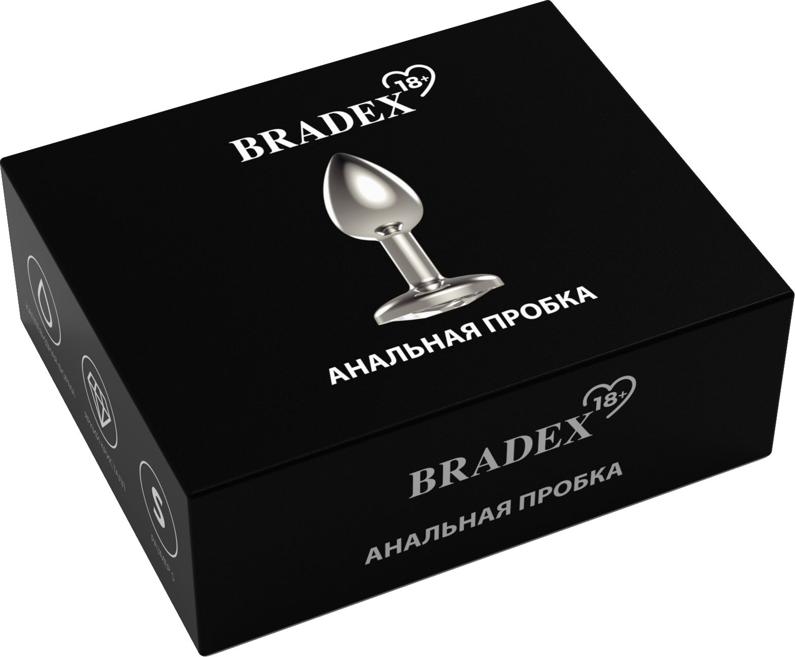 Фото Bradex, Россия Анальная пробка S Candy An., голубой
